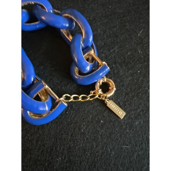Baublebar Blue with Gold Enamel Link Bracelet - Picture 5 of 5